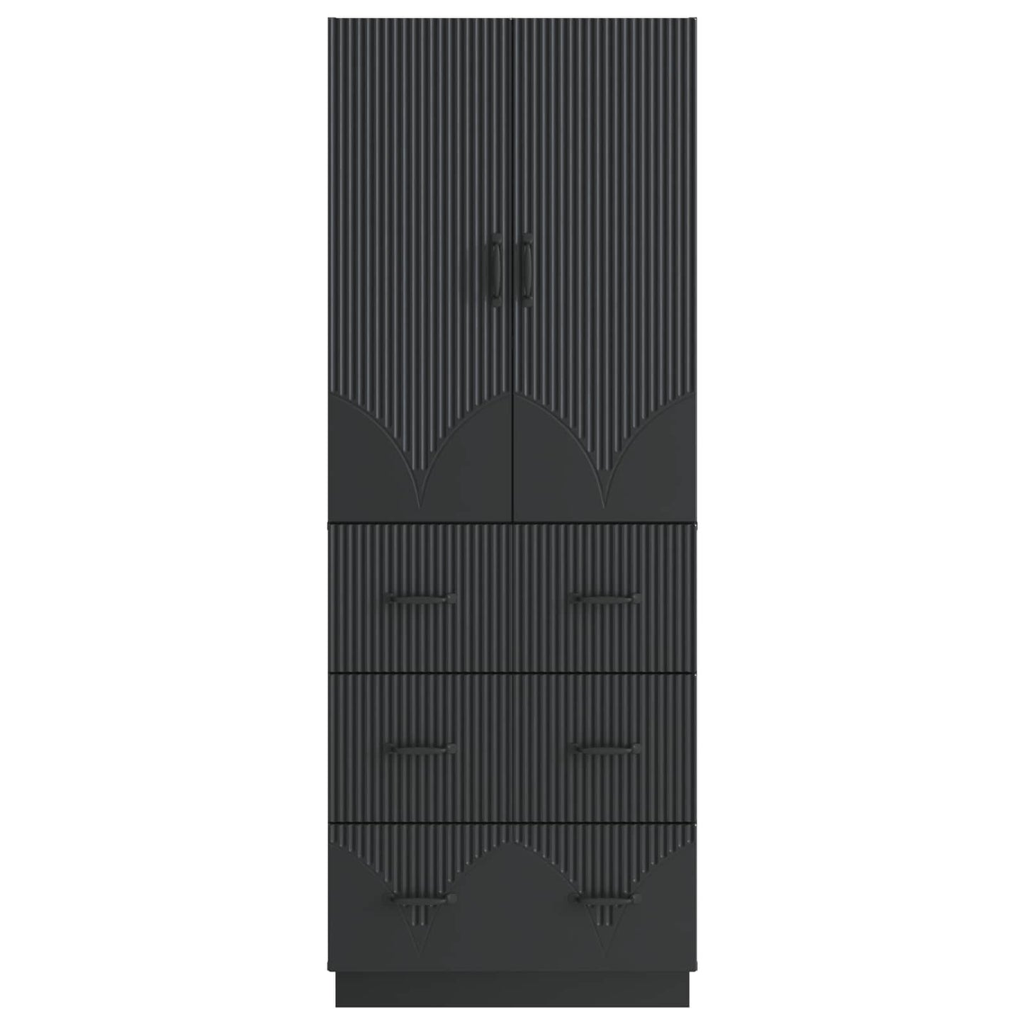 vidaXL Σέτ Ντουλαπιών 2 τμχ. 66 x 34,5 x 87 εκ. Επεξεργασμένο Ξύλο