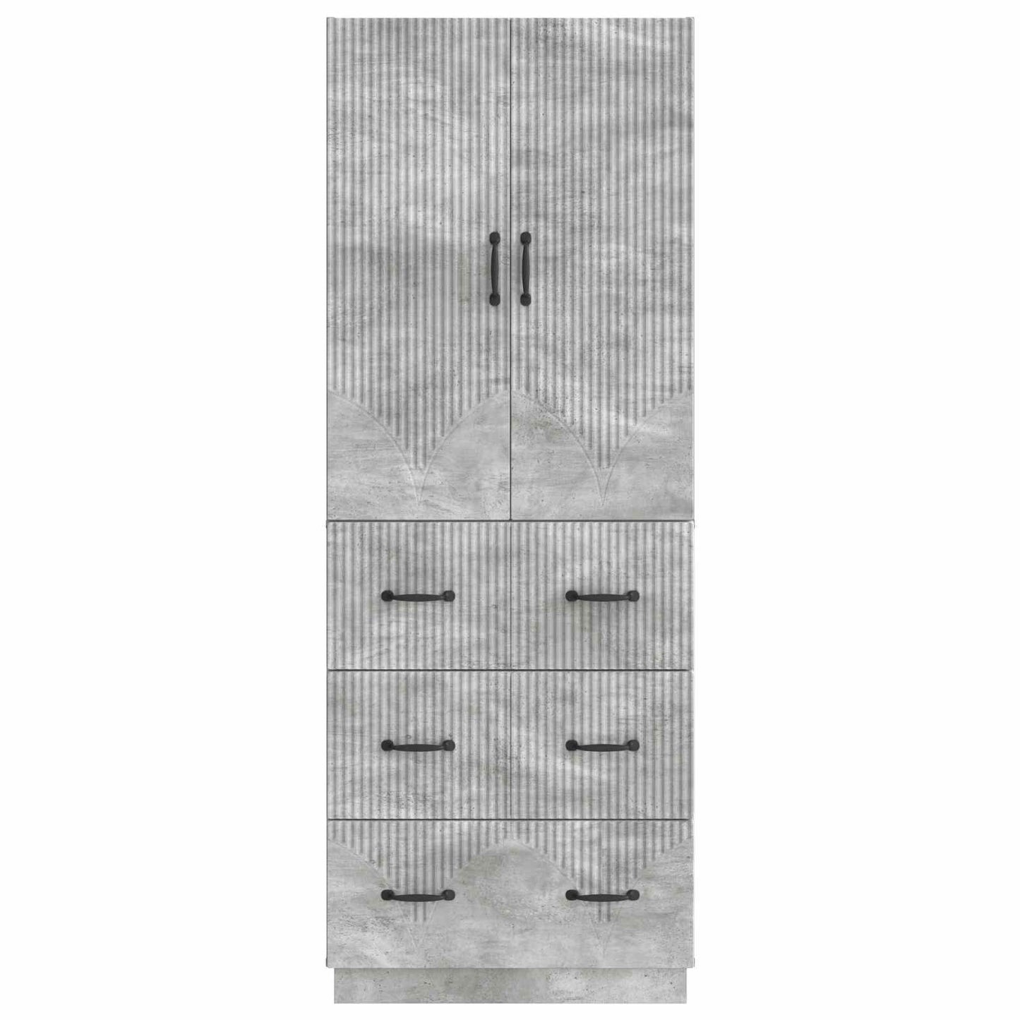 vidaXL Σέτ Ντουλαπιών 2 τμχ. 66 x 34,5 x 87 εκ. Επεξεργασμένο Ξύλο