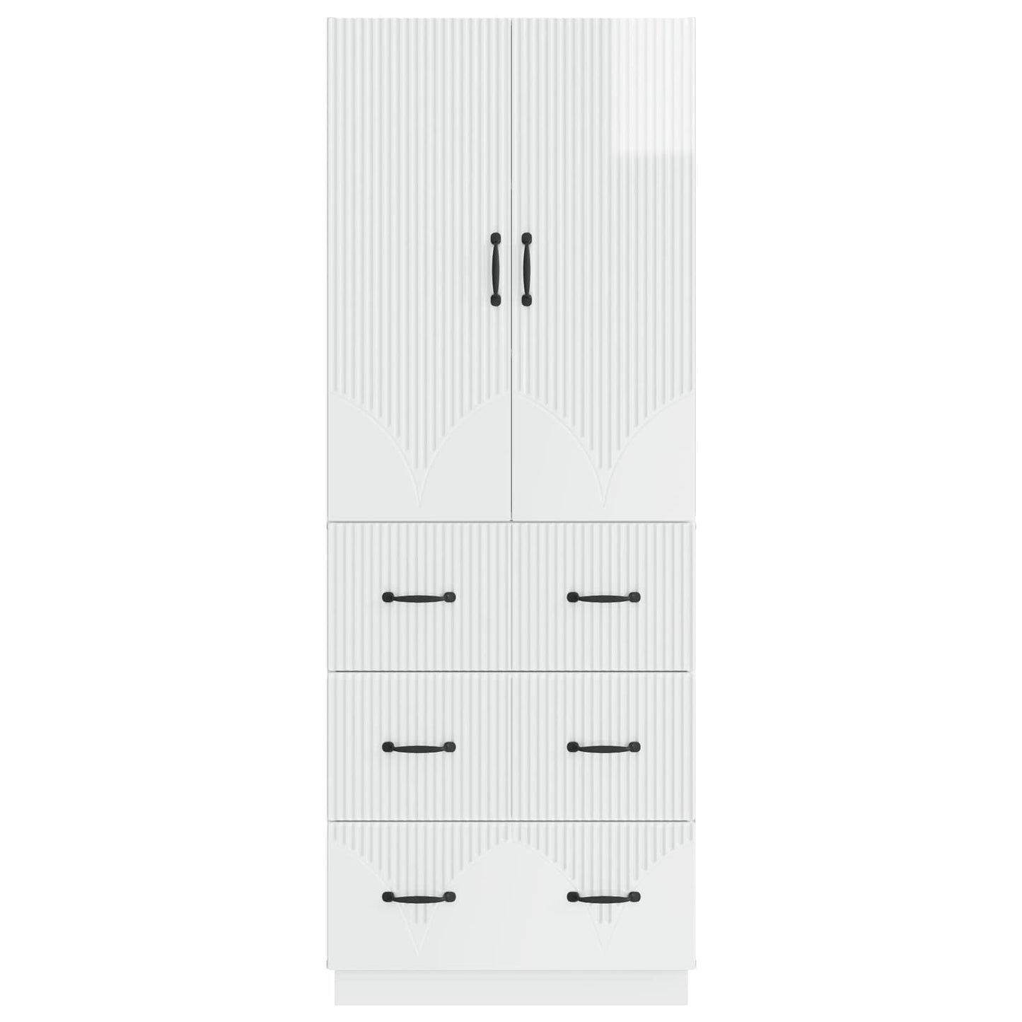 vidaXL Σέτ Ντουλαπιών 2 τμχ. 66 x 34,5 x 87 εκ. Επεξεργασμένο Ξύλο