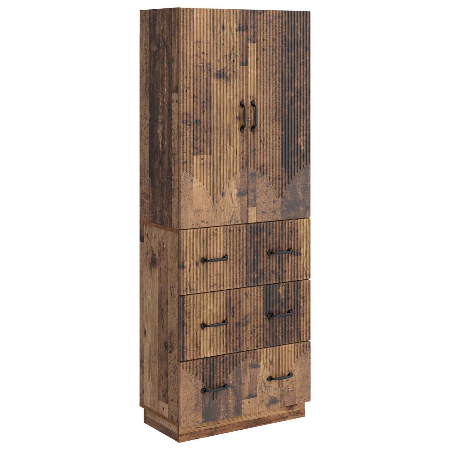 vidaXL Σέτ Ντουλαπιών 2 pcs Παλαιωμένο ξύλο 66 x 34,5 x 87 εκ.