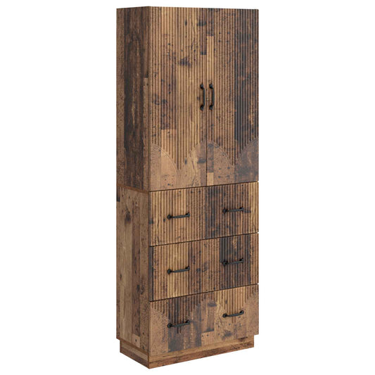 vidaXL Σέτ Ντουλαπιών 2 pcs Παλαιωμένο ξύλο 66 x 34,5 x 87 εκ.