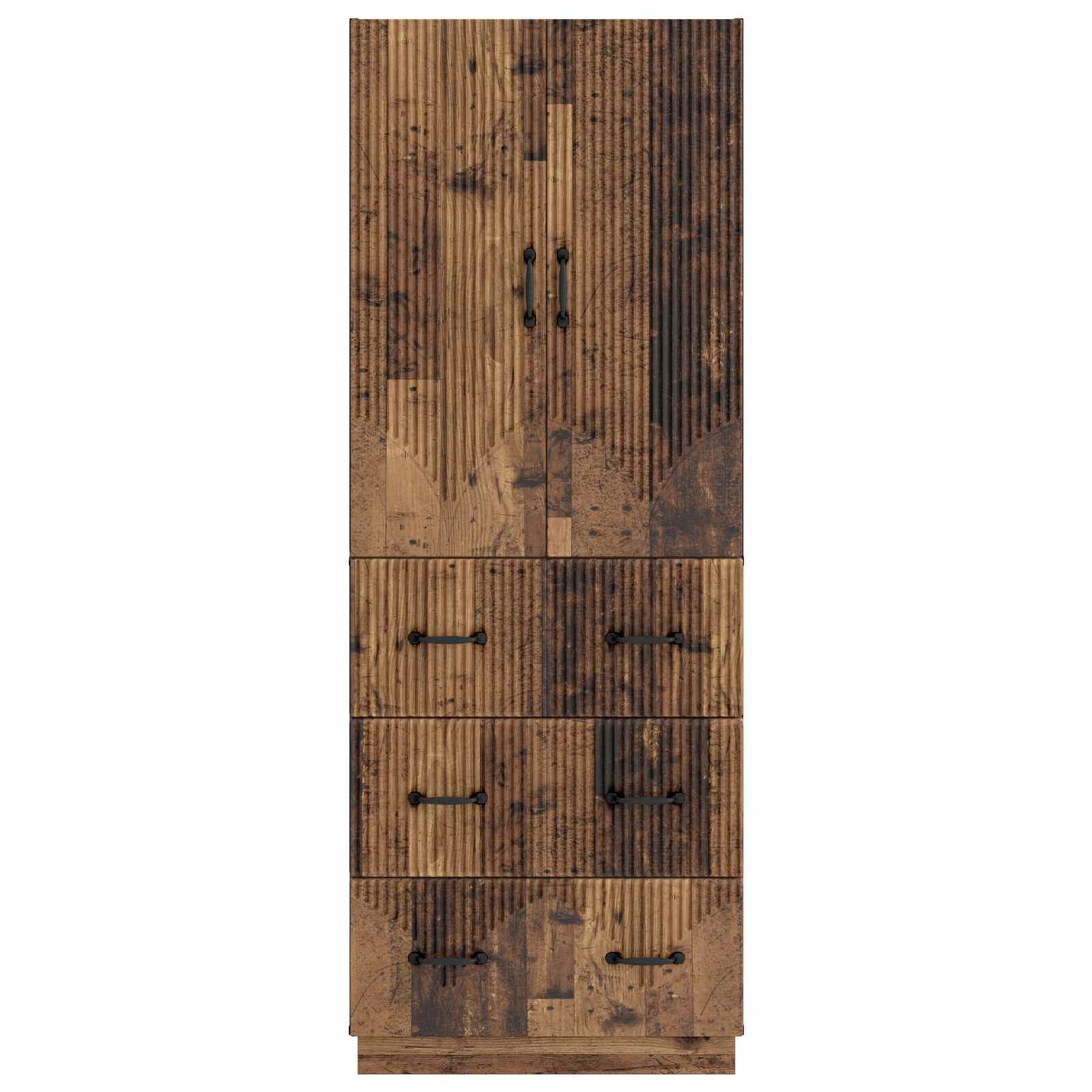 vidaXL Σέτ Ντουλαπιών 2 pcs Παλαιωμένο ξύλο 66 x 34,5 x 87 εκ.