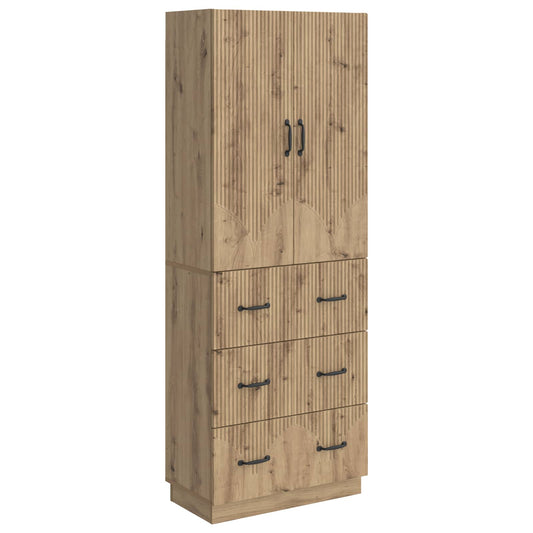 vidaXL Σέτ Ντουλαπιών 2 pcs Artisan Δρυς 66 x 34,5 x 87 εκ.