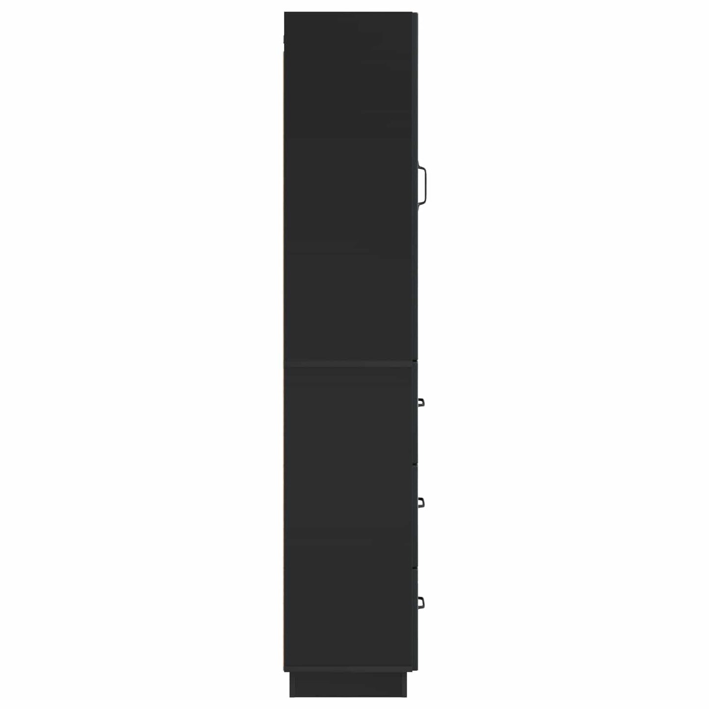 vidaXL Σέτ Ντουλαπιών 2 pcs Μαύρο 33 x 34,5 x 87 εκ.