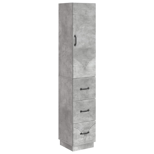 vidaXL Σέτ Ντουλαπιών 2 pcs Γκρι Σκυροδέματος 33 x 34,5 x 87 εκ.