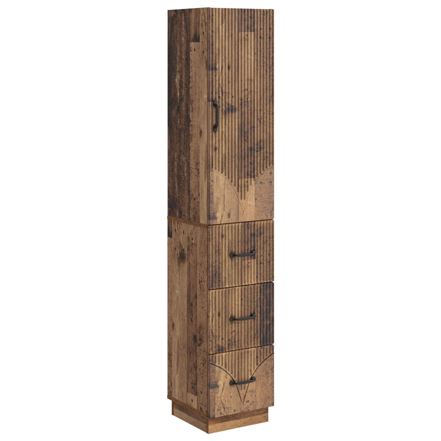 vidaXL Σέτ Ντουλαπιών 2 pcs Παλαιωμένο ξύλο 33 x 34,5 x 87 εκ.