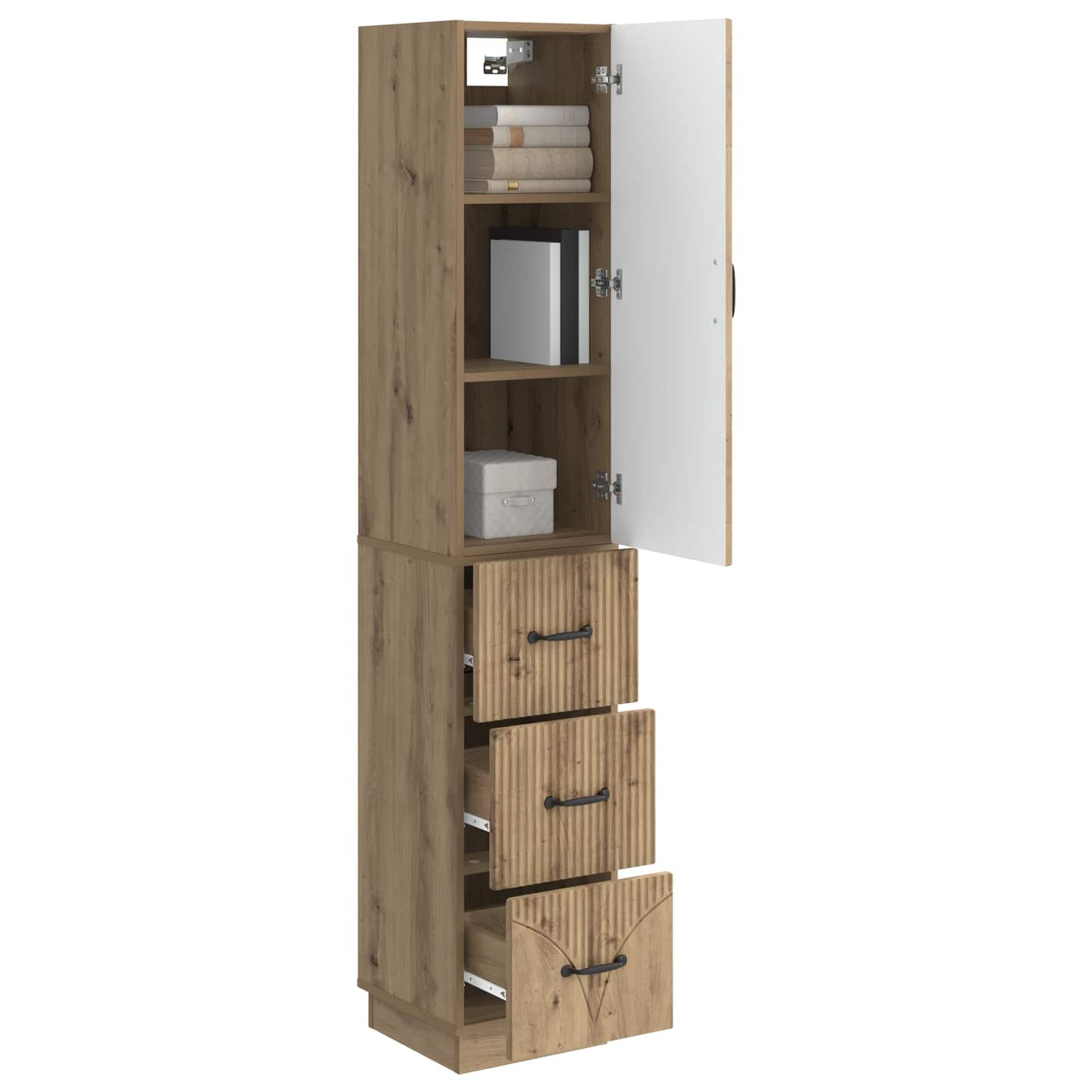 vidaXL Σέτ Ντουλαπιών 2 pcs Artisan Δρυς 33 x 34,5 x 87 εκ.
