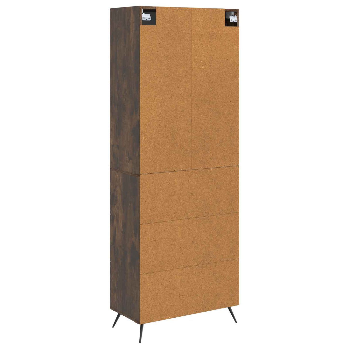 vidaXL Σέτ Ντουλαπιών 2 pcs Καπνισμένο Ξύλο Δρυός 66 x 34,5 x 90 εκ