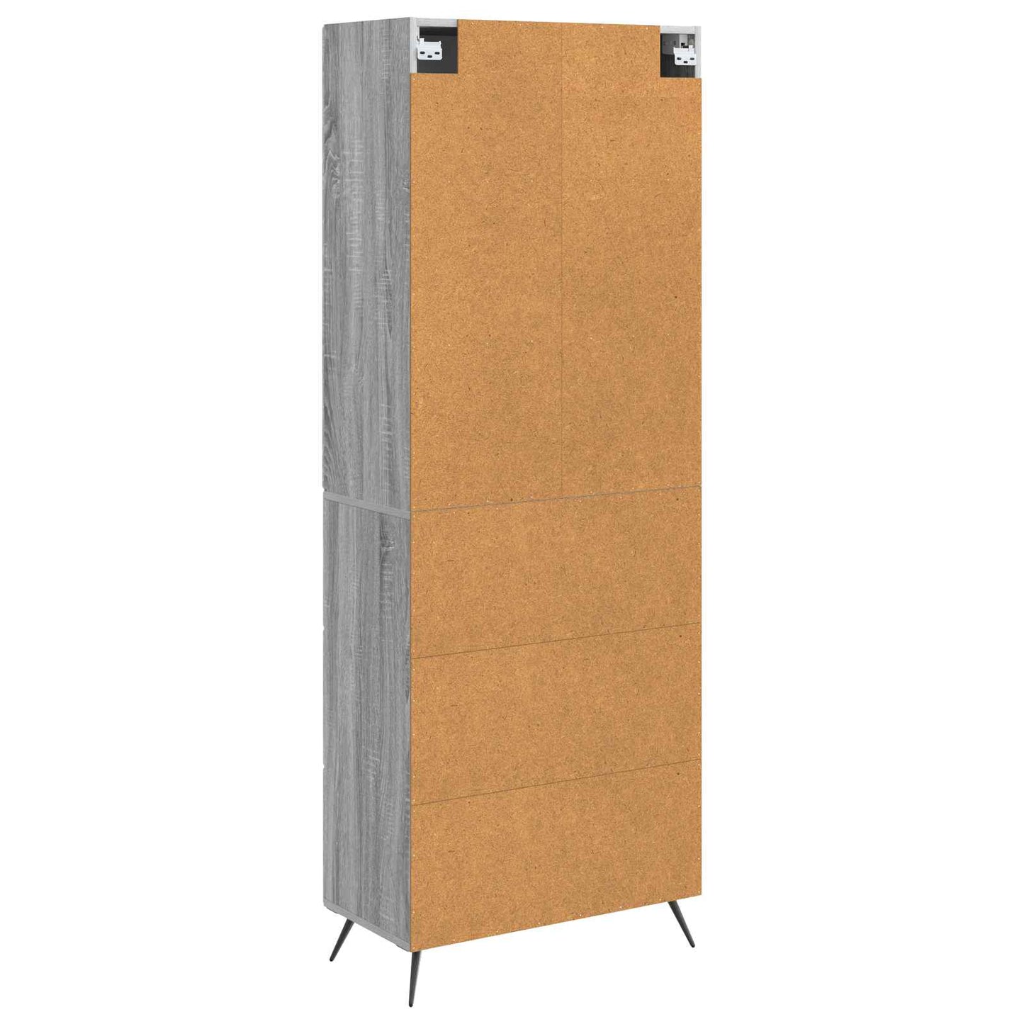 vidaXL Σέτ Ντουλαπιών 2 pcs Γκρι Sonoma 66 x 34,5 x 90 εκ