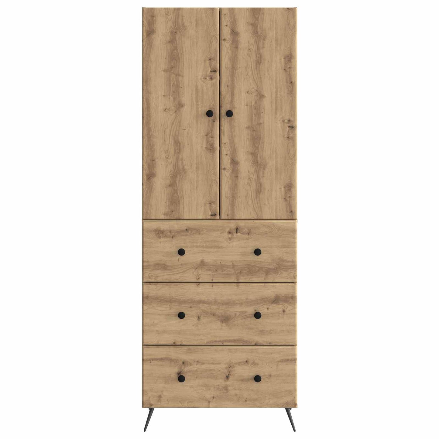 vidaXL Σέτ Ντουλαπιών 2 pcs Artisan Δρυς 66 x 34,5 x 90 εκ