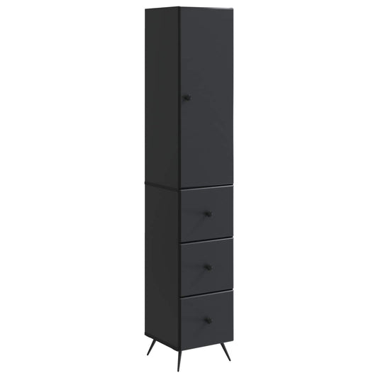 vidaXL Σέτ Ντουλαπιών 2 pcs Μαύρο 34,5 x 34,5 x 90 εκ.