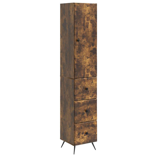 vidaXL Σέτ Ντουλαπιών 2 pcs Καπνισμένο Ξύλο Δρυός 34,5 x 34,5 x 90 εκ.