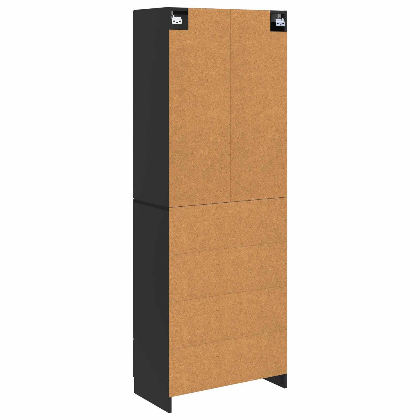 vidaXL Σέτ Ντουλαπιών 2 pcs Μαύρο 66 x 34,5 x 87 εκ.