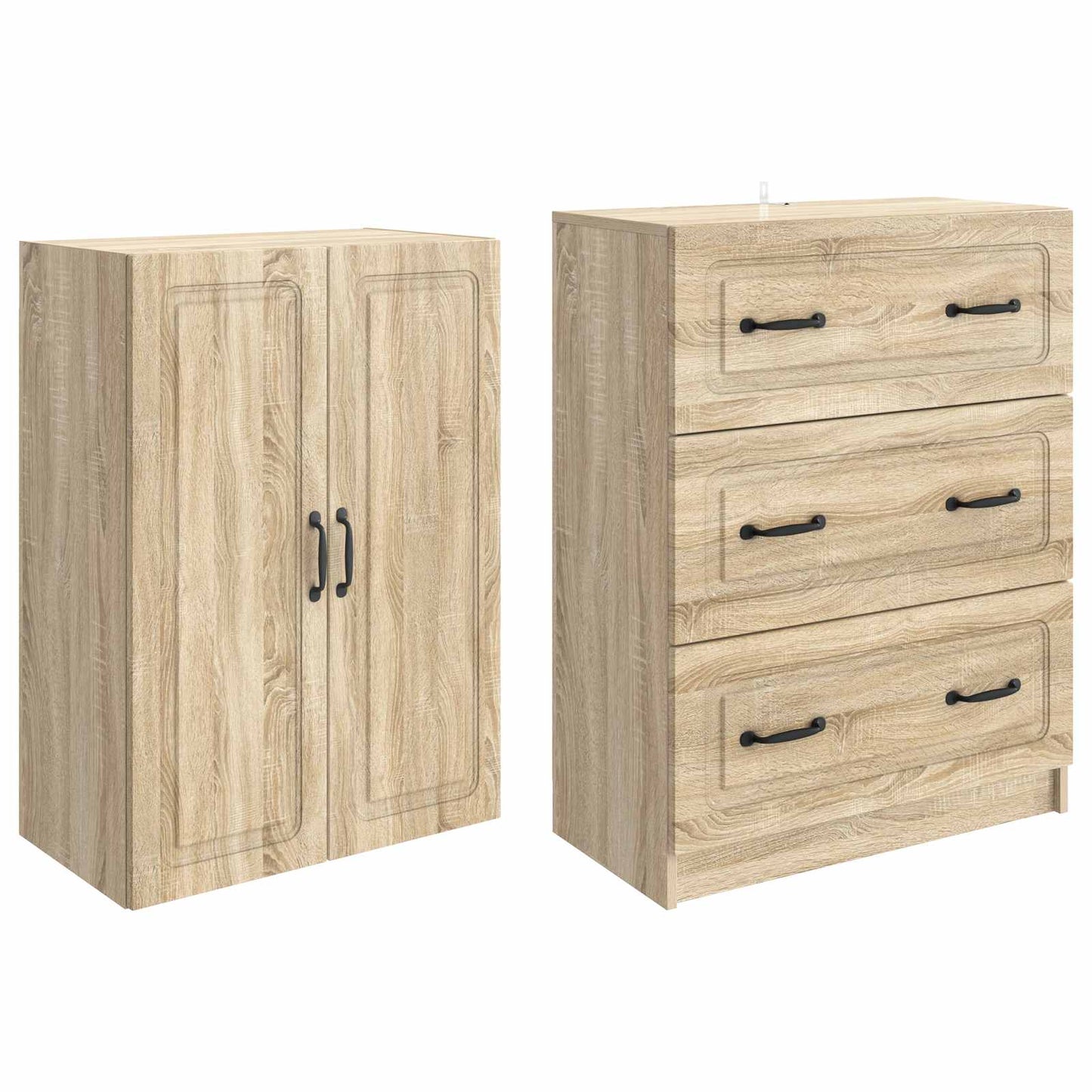 vidaXL Σέτ Ντουλαπιών 2 pcs Sonoma Δρυς 66 x 34,5 x 87 εκ.