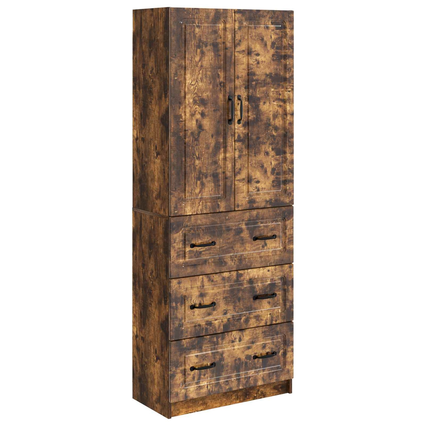 vidaXL Σέτ Ντουλαπιών 2 pcs Καπνισμένο Ξύλο Δρυός 66 x 34,5 x 87 εκ.