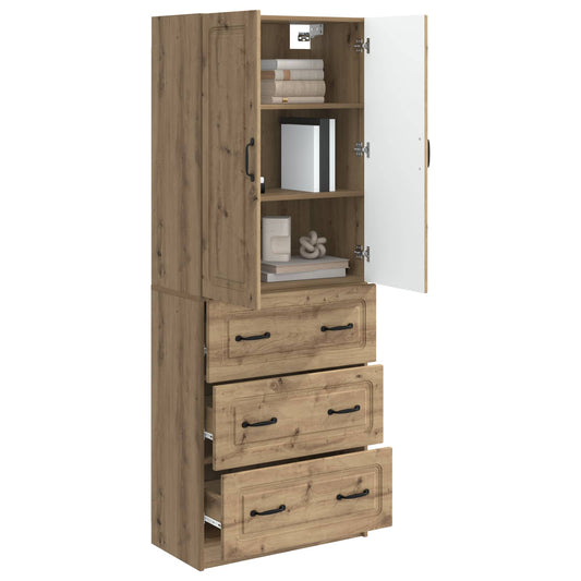 vidaXL Σέτ Ντουλαπιών 2 pcs Artisan Δρυς 66 x 34,5 x 87 εκ.
