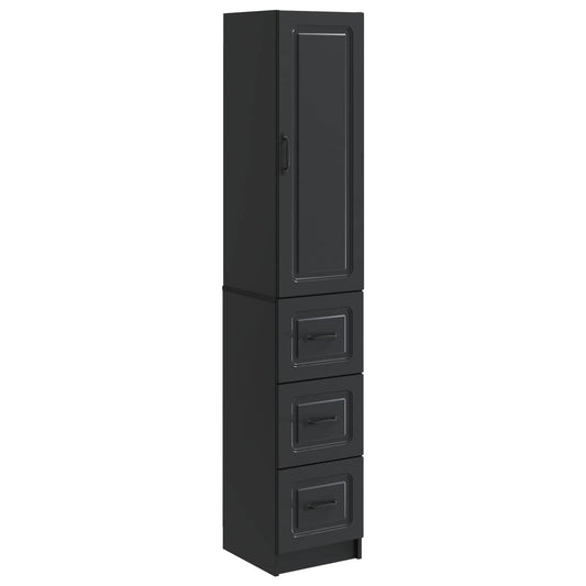 vidaXL Σέτ Ντουλαπιών 2 pcs Μαύρο 33 x 34,5 x 87 εκ.