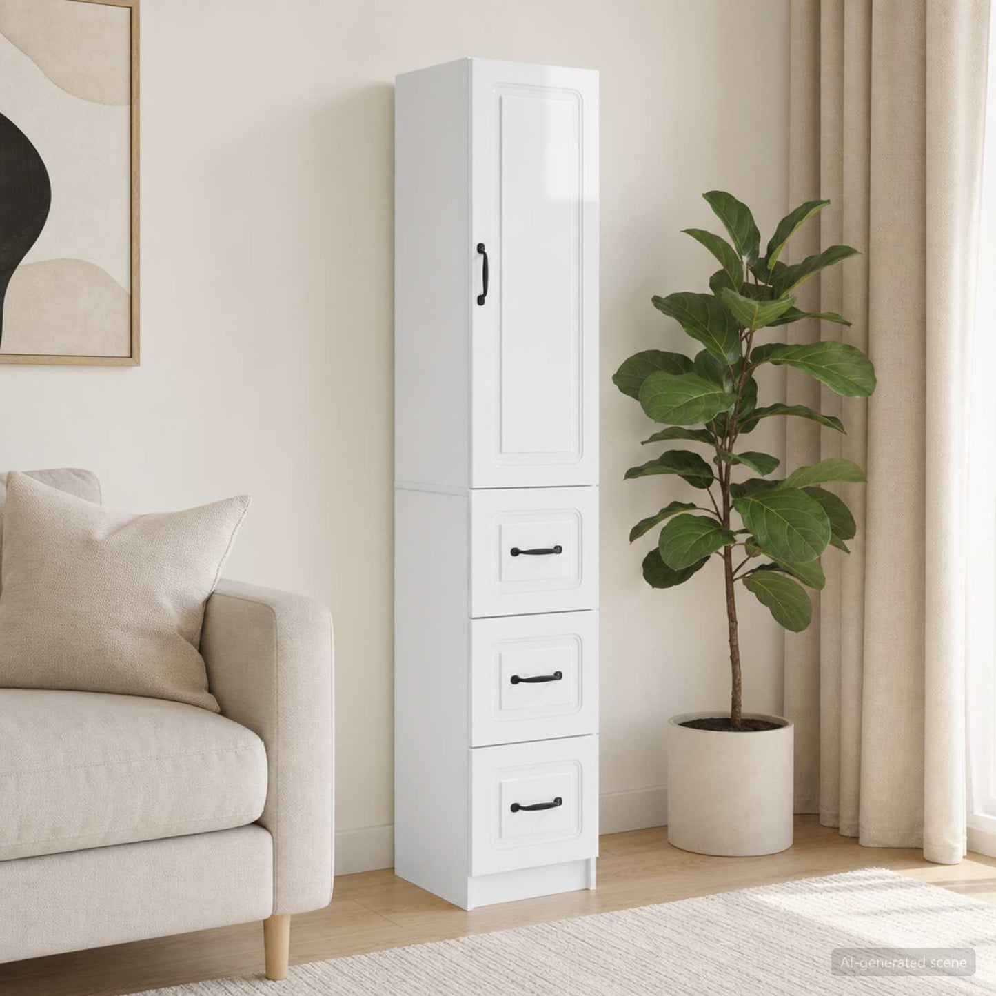 vidaXL Σέτ Ντουλαπιών 2 τμχ. 33 x 34,5 x 87 εκ. Επεξεργασμένο Ξύλο