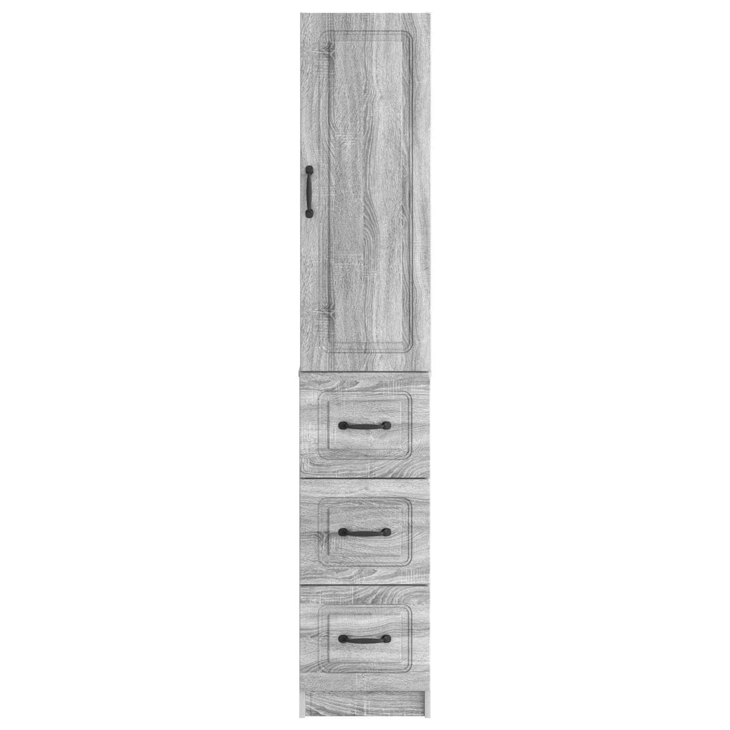 vidaXL Σέτ Ντουλαπιών 2 pcs Γκρι Sonoma 33 x 34,5 x 87 εκ.