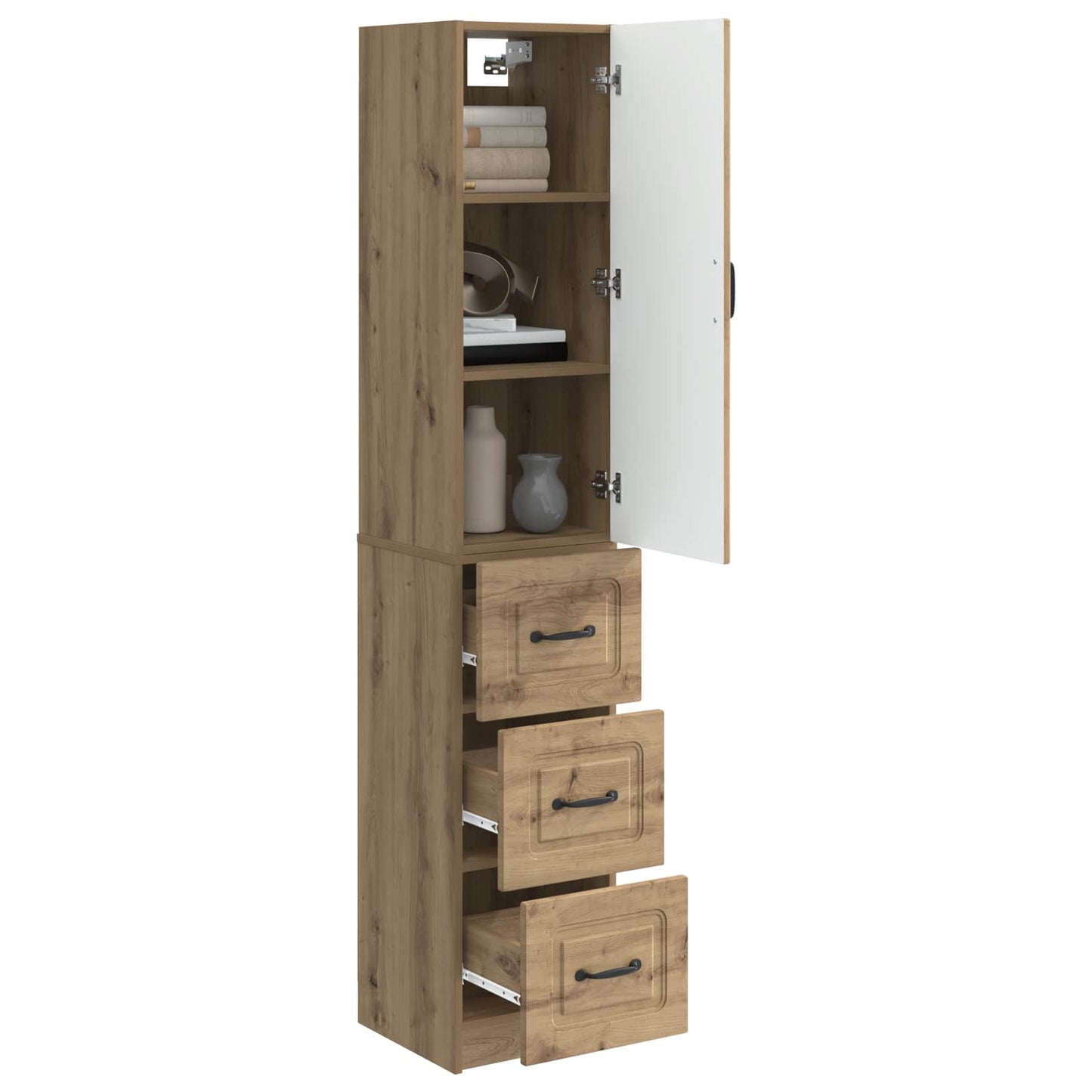 vidaXL Σέτ Ντουλαπιών 2 pcs Artisan Δρυς 33 x 34,5 x 87 εκ.