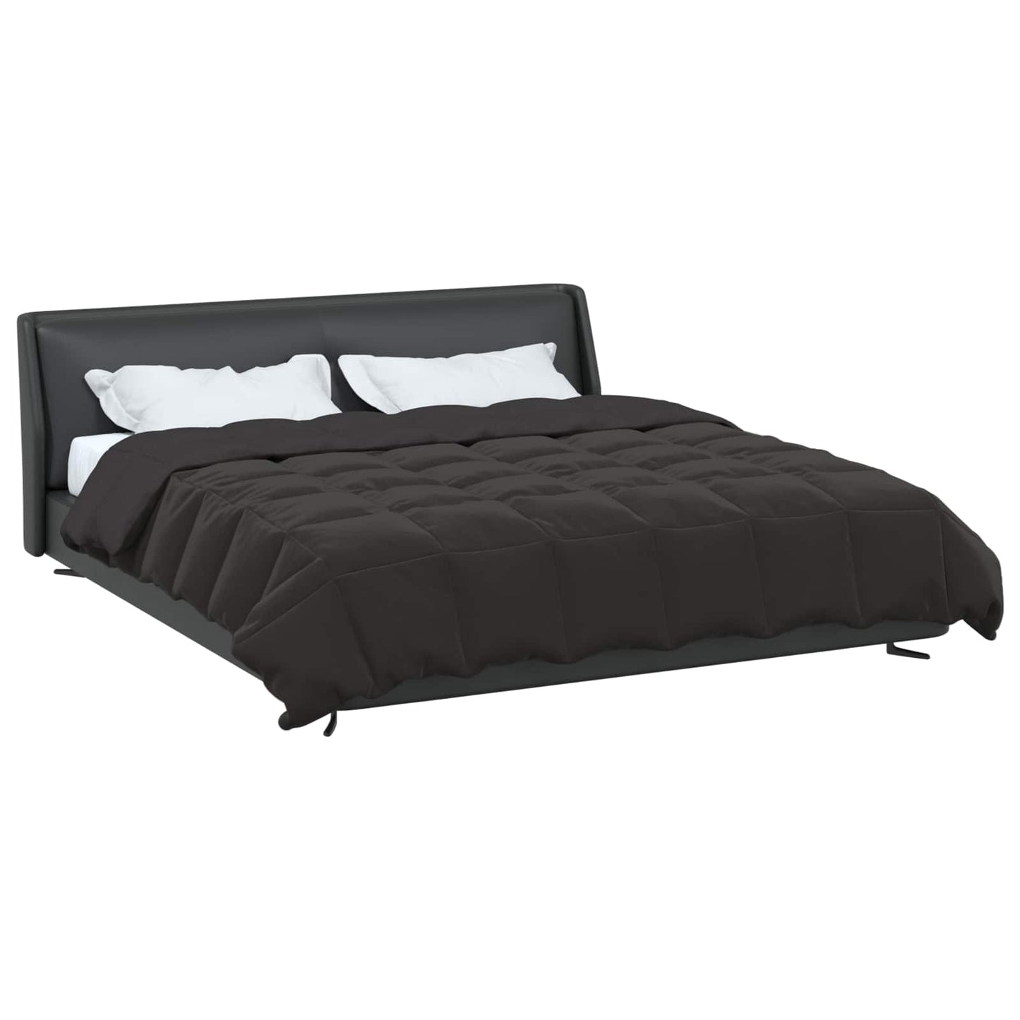 vidaXL Καλοκαιρινό Παπλωματοθήκη Ανθρακί 200 x 220 cm Μικροΐνες