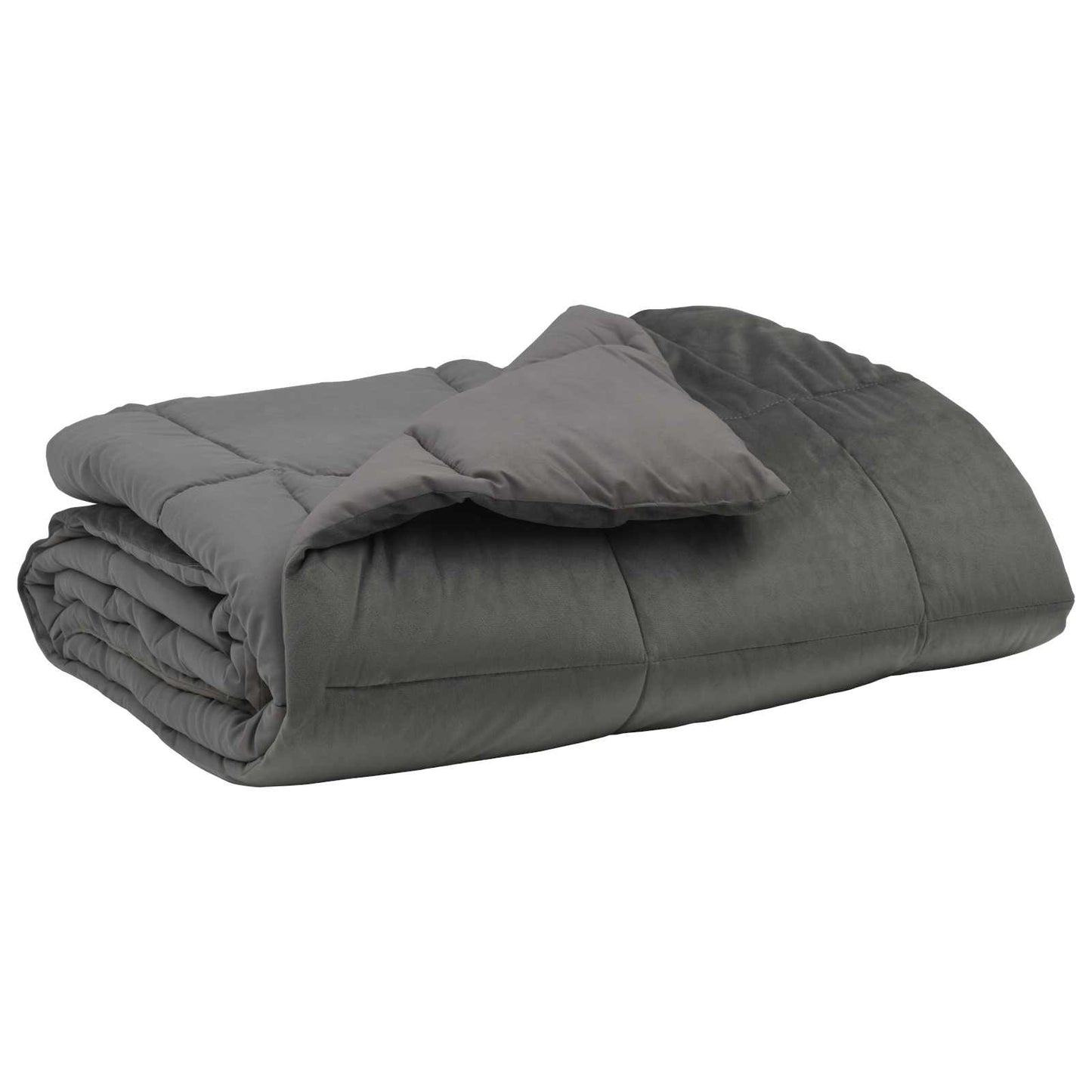 vidaXL Καλοκαιρινό Παπλωματοθήκη Ανοιχτό γκρι 240 x 260 εκ. Μικροΐνες