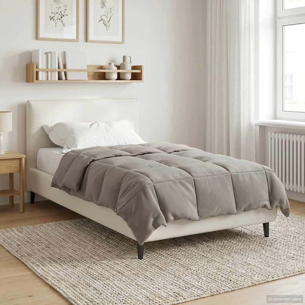 vidaXL Κουβέρτα ολόκληρου του χρόνου Πράσινο 135 x 200 cm Μικροΐνες