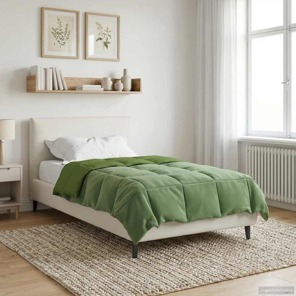 vidaXL Κουβέρτα ολόκληρου του χρόνου 155 x 200 εκ. 4 Εποχές Πράσινο