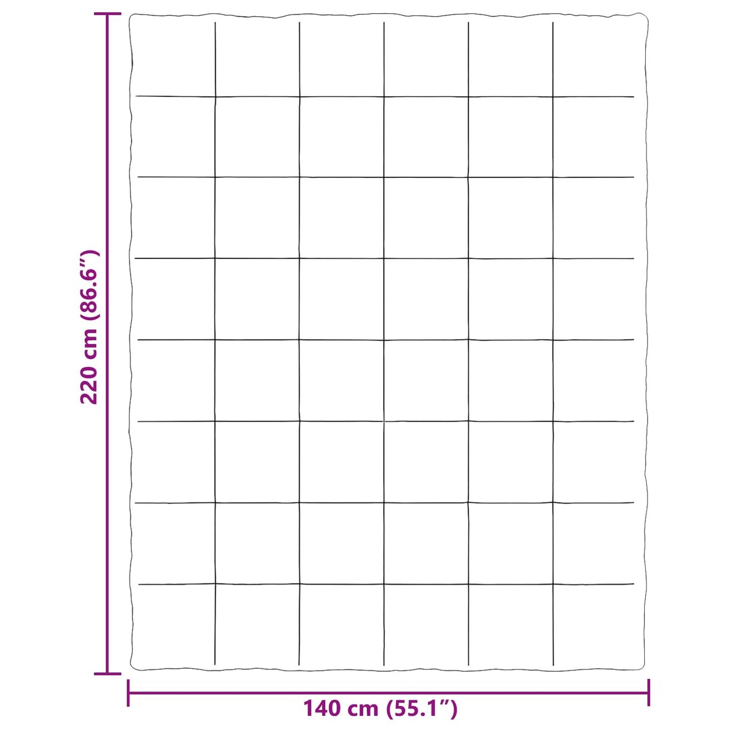 vidaXL Κουβέρτα ολόκληρου του χρόνου Πράσινο 140 x 220 cm Μικροΐνες