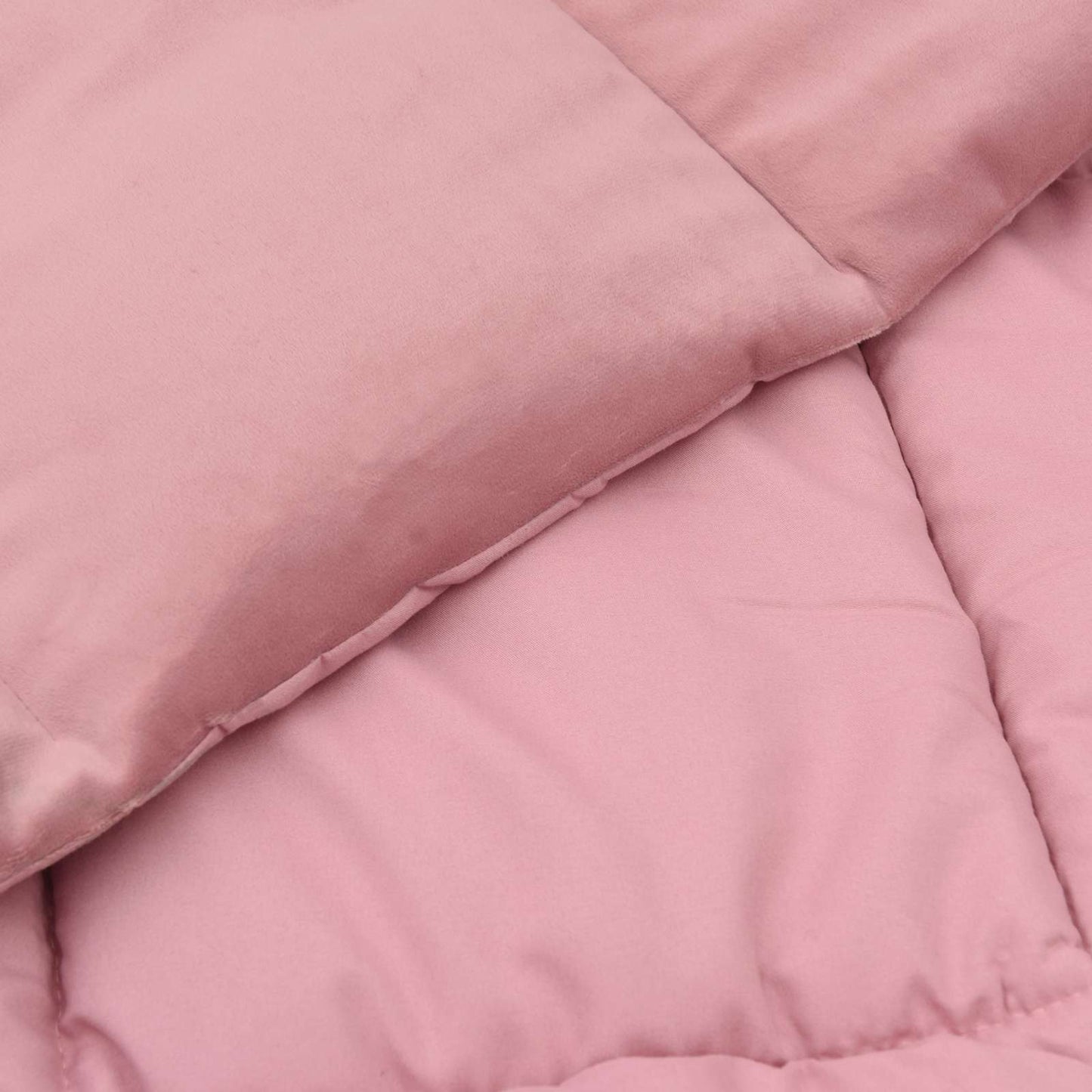 vidaXL Χειμερινό Παπλωματοθήκη Ουαντινγκ Ροζ 200 x 220 cm Μικροΐνες