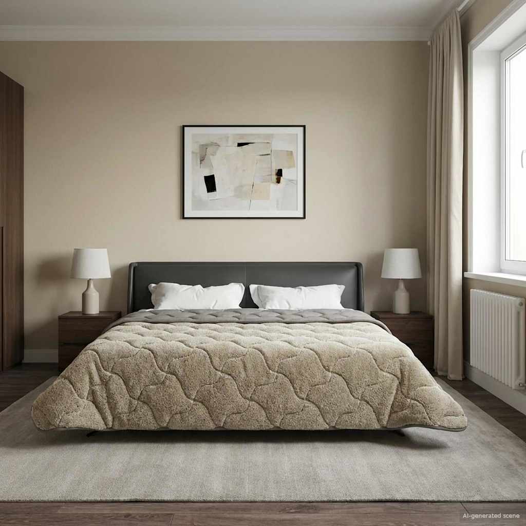 vidaXL Κουβέρτα ολόκληρου του χρόνου Ανοιχτό γκρι 200 x 200 cm