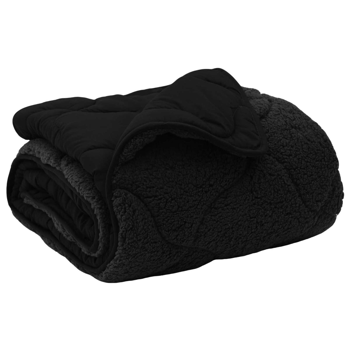 vidaXL Κουβέρτα ολόκληρου του χρόνου Ουαντινγκ Μαύρο 155 x 220 cm