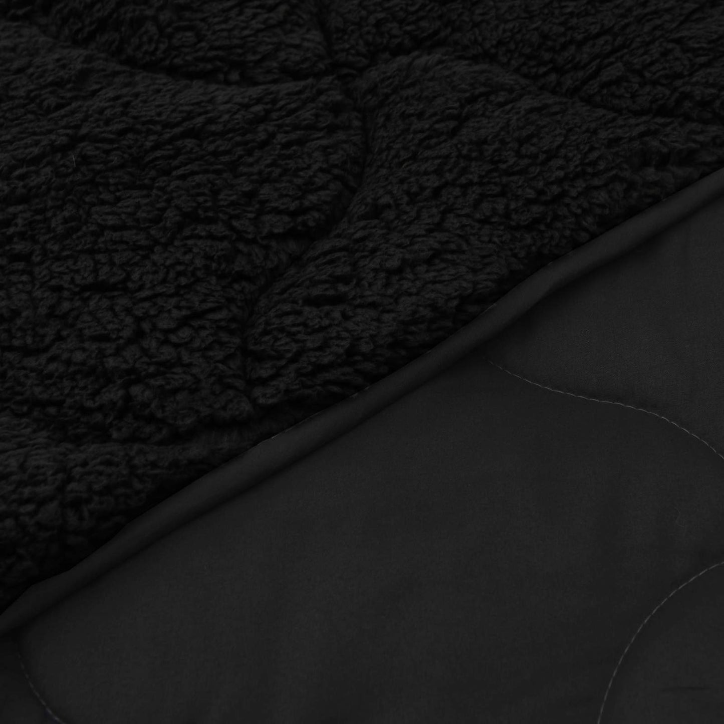 vidaXL Κουβέρτα ολόκληρου του χρόνου Ουαντινγκ Μαύρο 200 x 220 cm