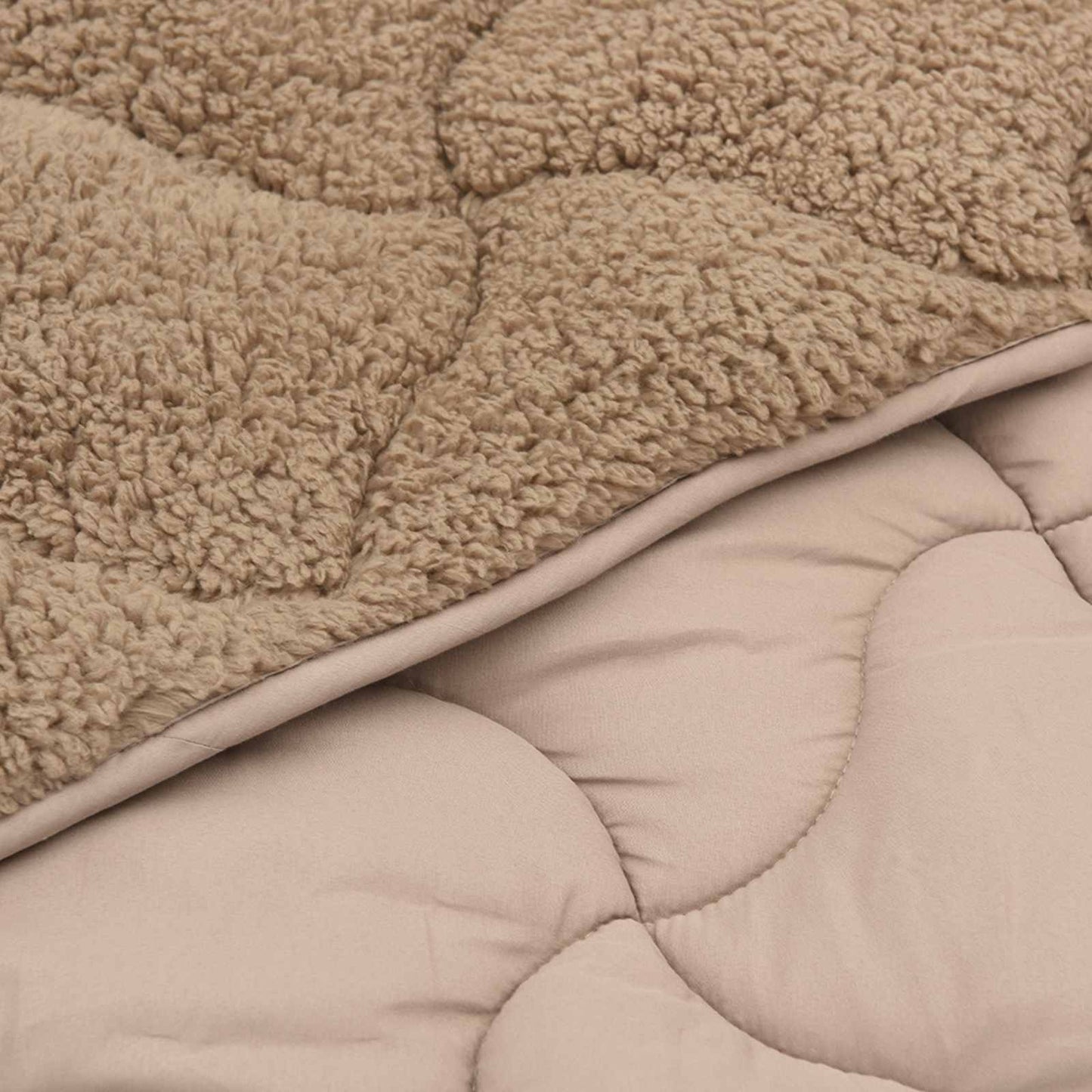 vidaXL Κουβέρτα ολόκληρου του χρόνου 140 x 220 cm Όχι Taupe
