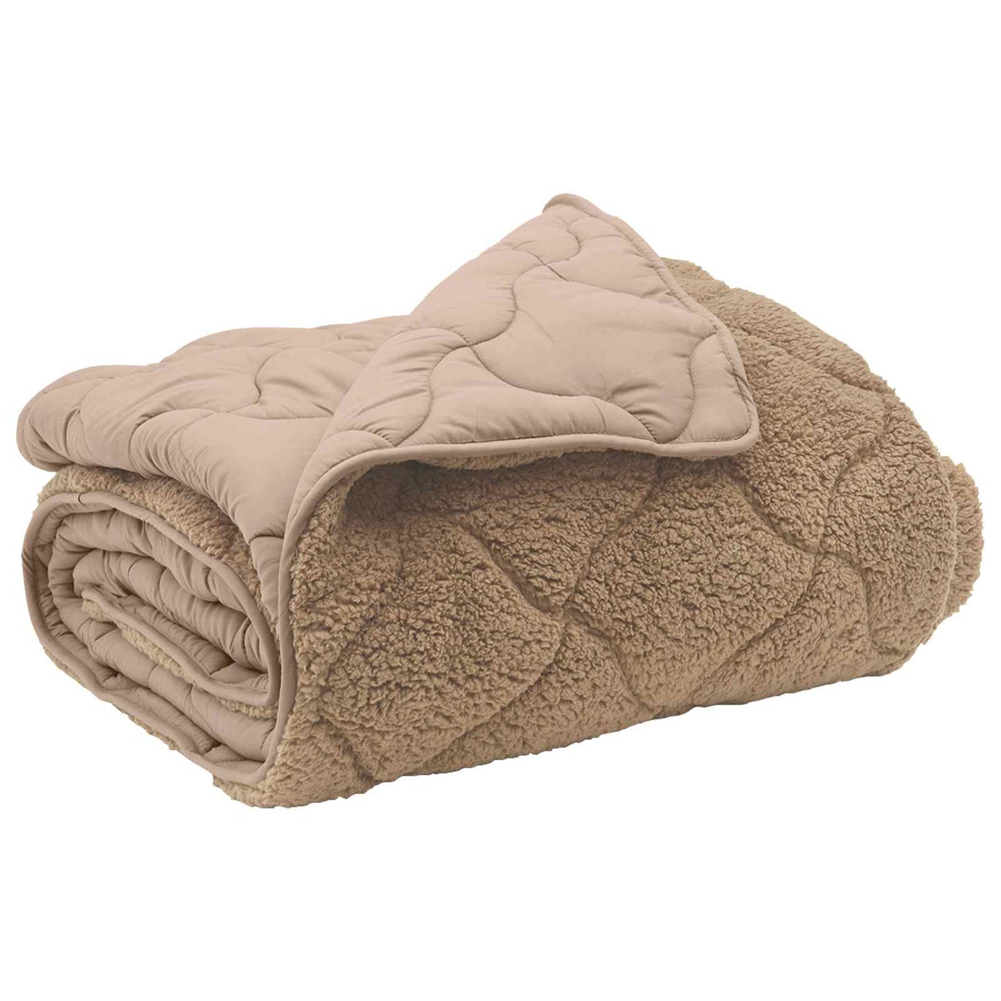 vidaXL Κουβέρτα ολόκληρου του χρόνου 140 x 220 cm Όχι Taupe