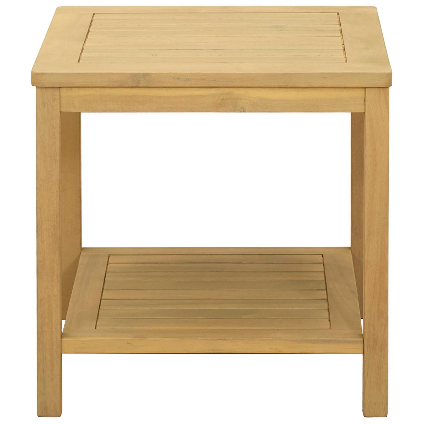 vidaXL Τραπεζάκι Πλευράς Φυσικό Λάδι 45 x 45 x 45 cm