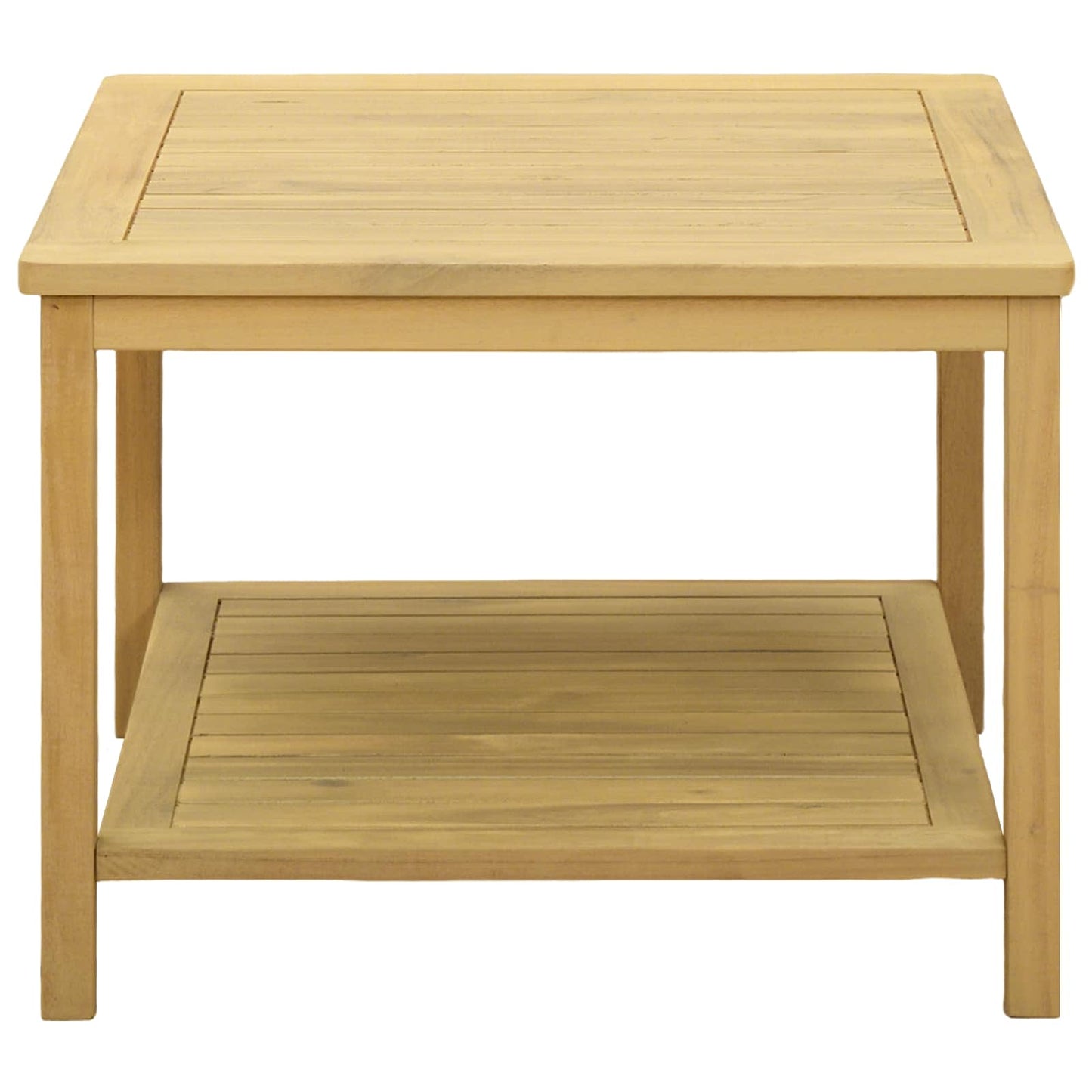 vidaXL Τραπεζάκι Πλευράς Φυσικό Λάδι 60 x 60 x 45 cm