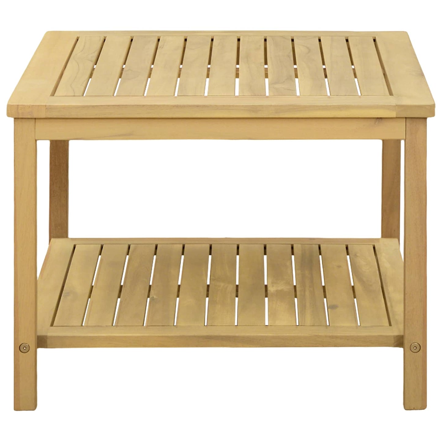 vidaXL Τραπεζάκι Πλευράς Φυσικό Λάδι 60 x 60 x 45 cm