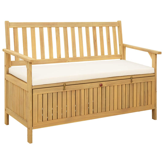 vidaXL Παγκάκι με αποθήκευση 2 -Seater 120 x 63 x 84 cm Ορθογώνιος