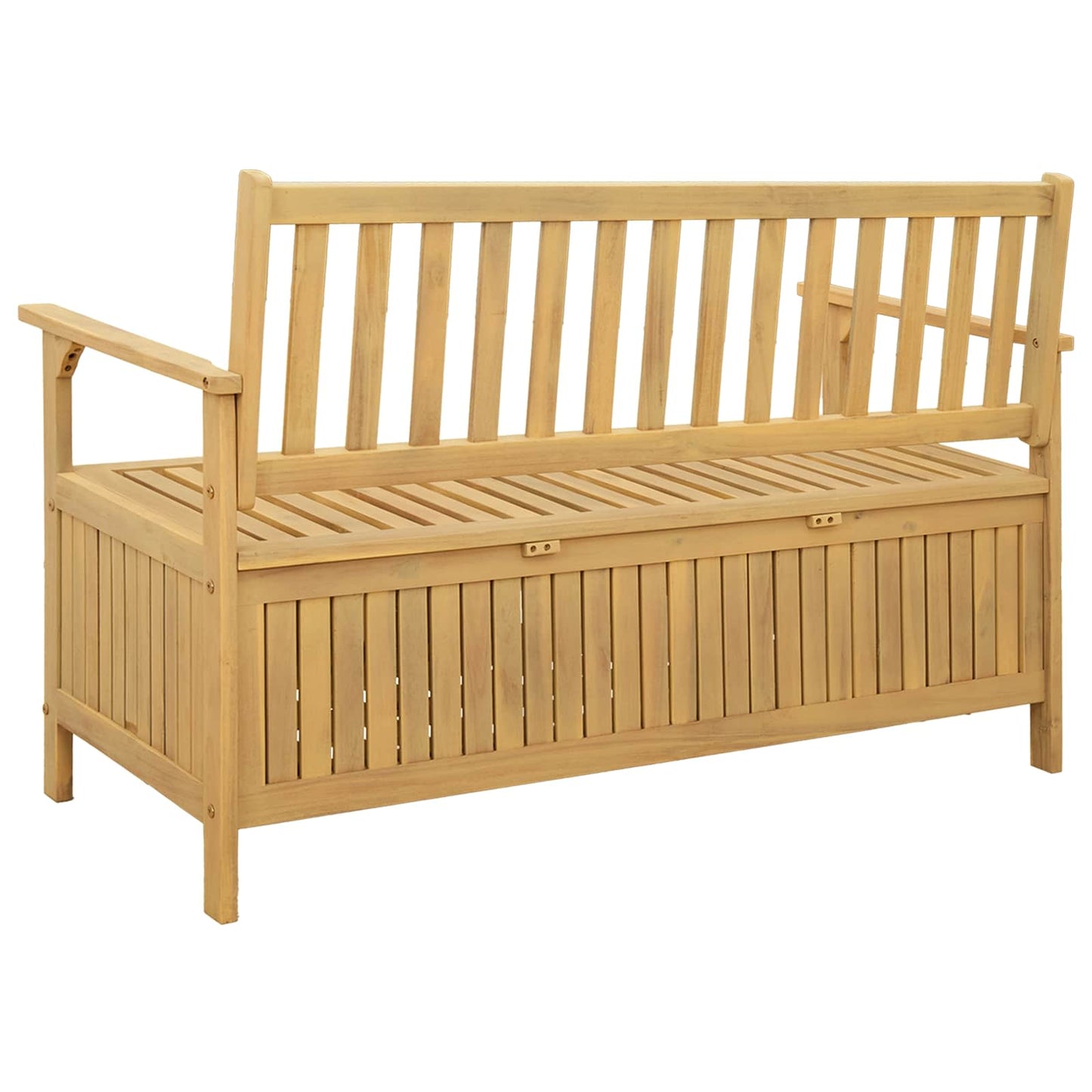vidaXL Παγκάκι με αποθήκευση 2 -Seater 120 x 63 x 84 cm Σταθερή Ακακία