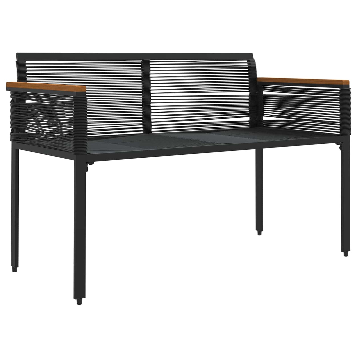 vidaXL Εξωτερικός πάγκος 2 -Seater 117 x 54 x 74.5 εκ συνθετικό ρατάν