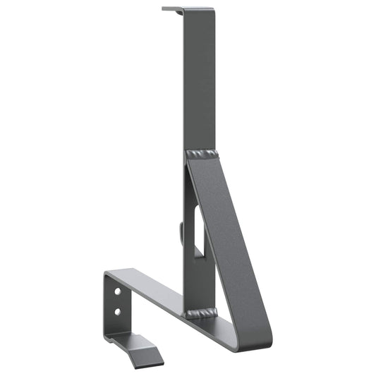 vidaXL Υποστήριξη Φράχτη Χιονιού 12 pcs Ανθρακί 29,5 x 3 x 34,5 εκ