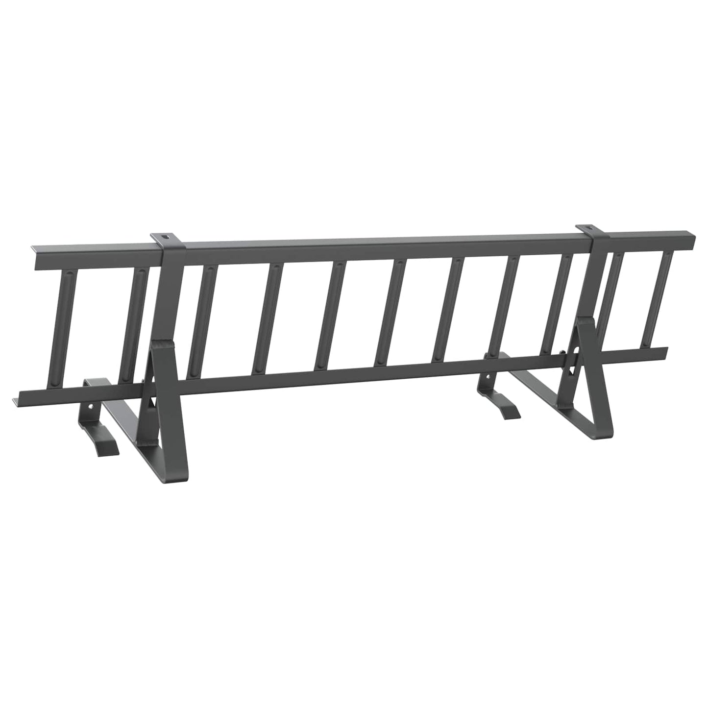 vidaXL Φρουρός χιονιού οροφής Ανθρακί 300 x 29,5 x 34,5 εκ. Ατσάλι