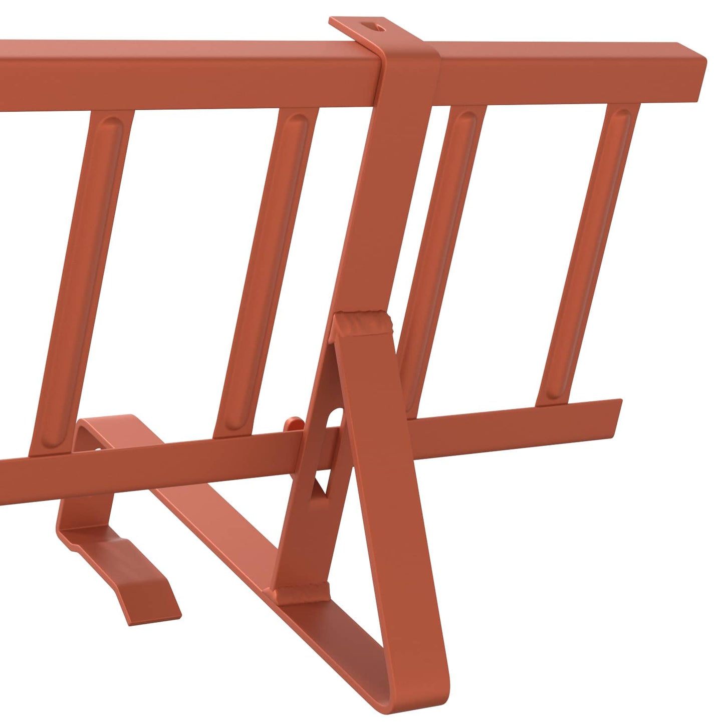 vidaXL Φρουρός χιονιού οροφής Κόκκινο 300 x 29,5 x 34,5 εκ. Ατσάλι
