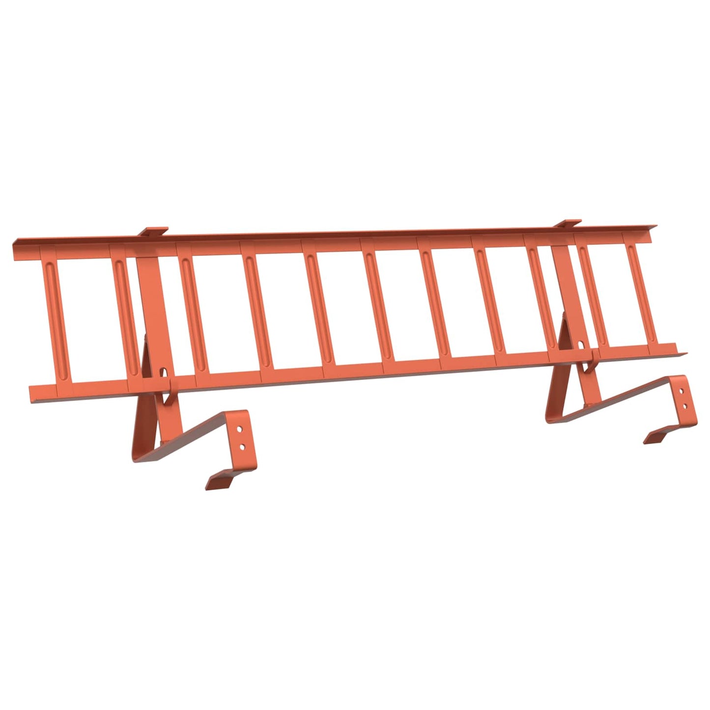 vidaXL Φρουρός χιονιού οροφής Κόκκινο 300 x 29,5 x 34,5 εκ. Ατσάλι