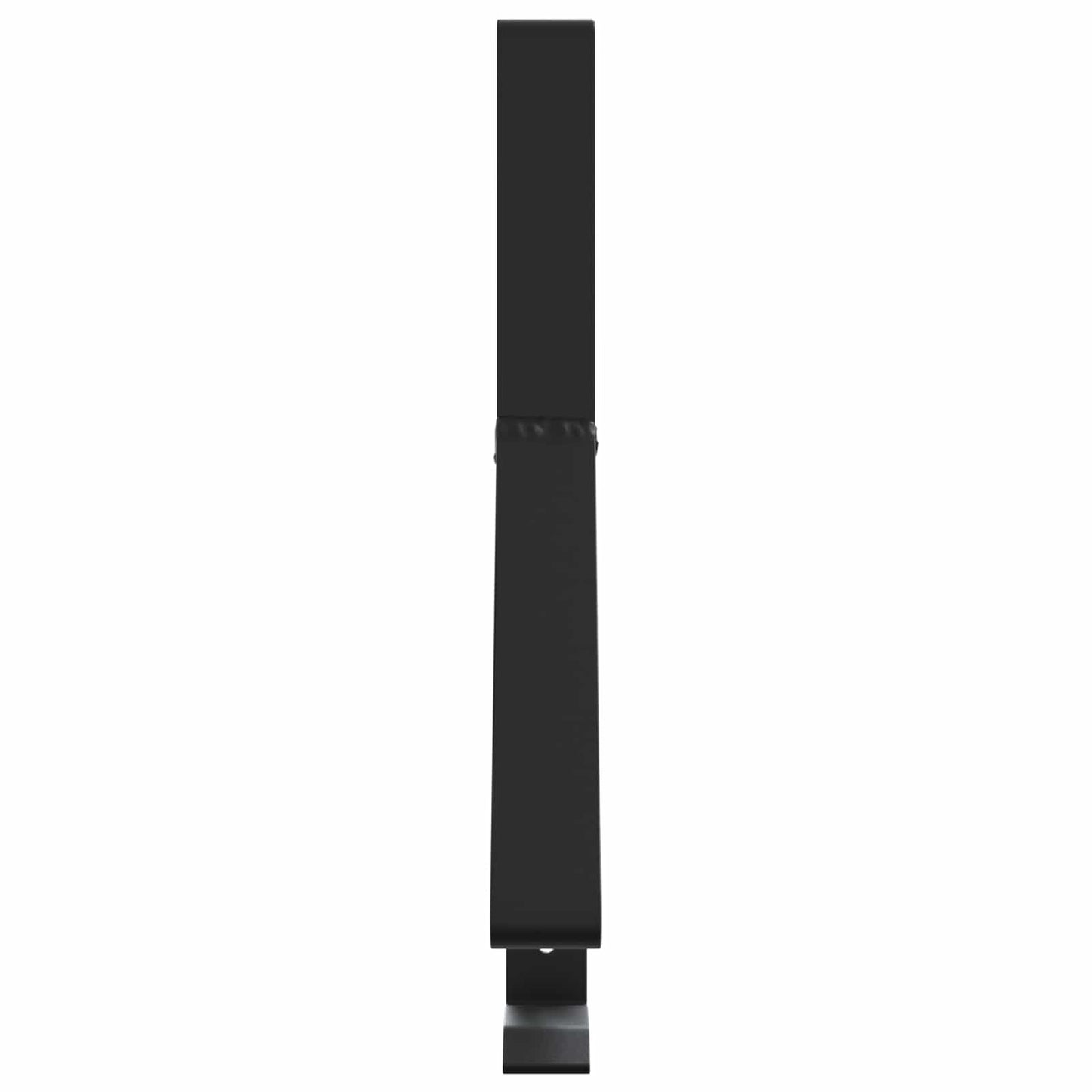 vidaXL Υποστήριξη Φράχτη Χιονιού Μαύρο 29,5 x 3 x 34,5 εκ Ατσάλι