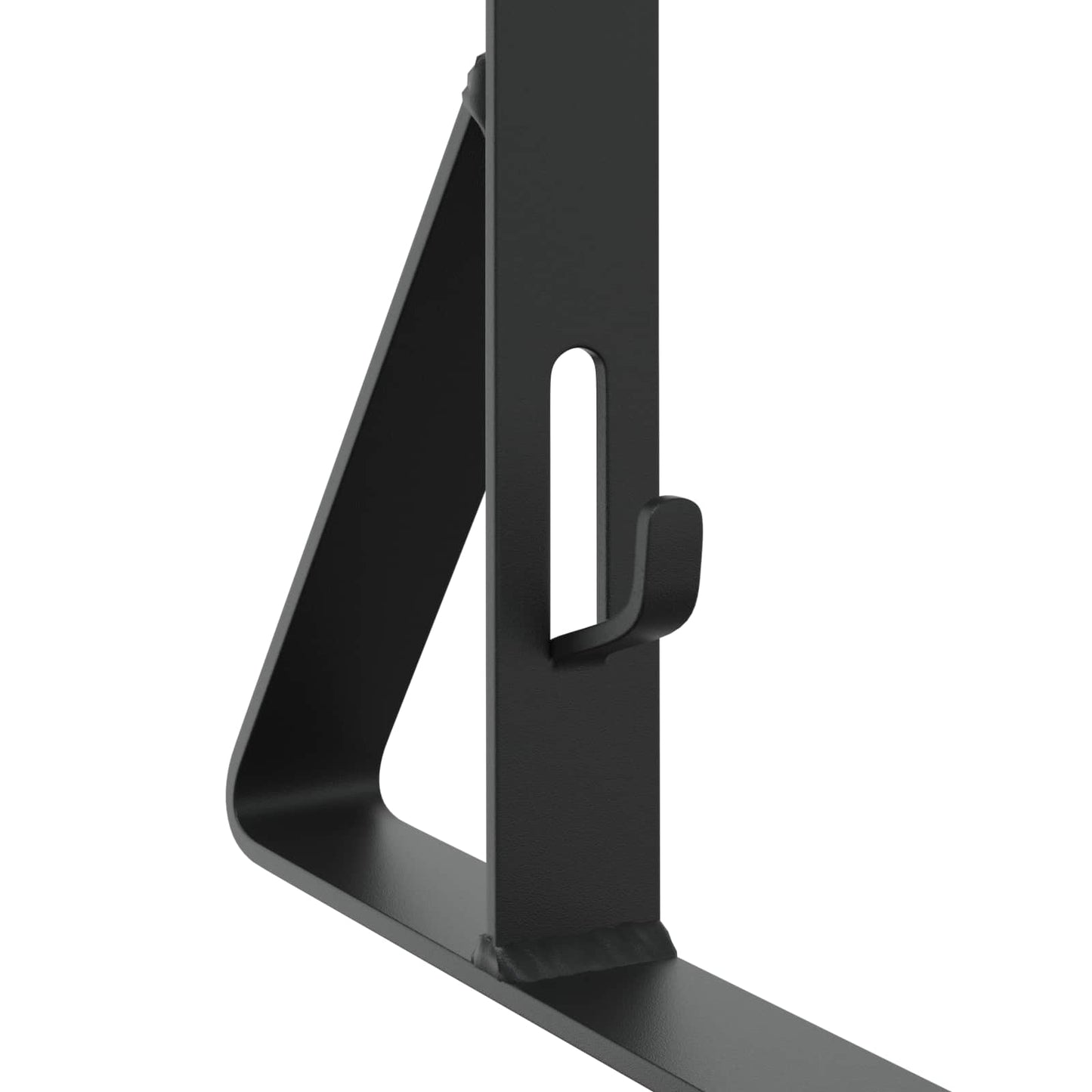 vidaXL Υποστήριξη Φράχτη Χιονιού 6 pcs Μαύρο 29,5 x 3 x 34,5 εκ Ατσάλι