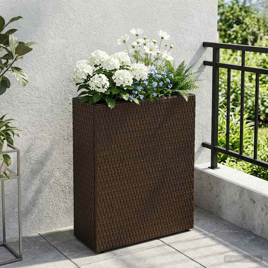 vidaXL Ψηλός γλάστρα 55 x 22 x 70 εκ Ναι