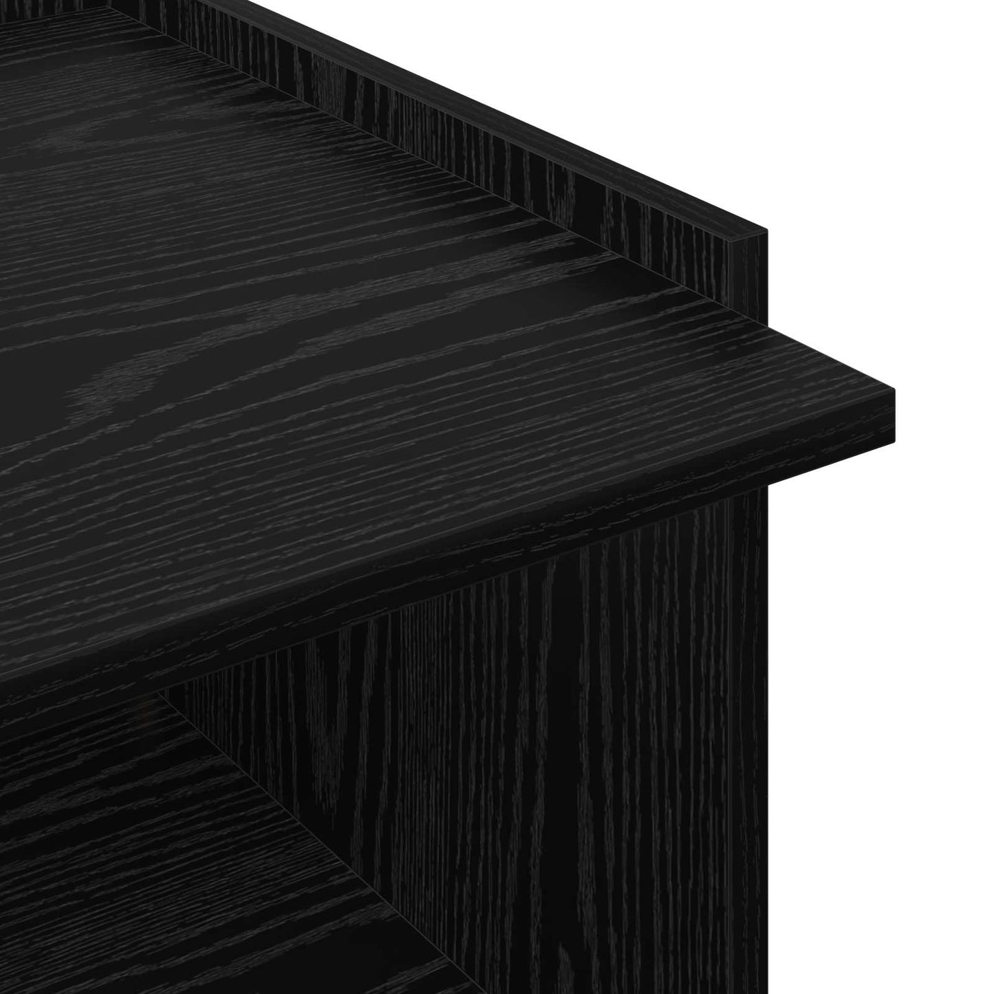 vidaXL Τραπεζάκι σαλονιού Μαύρη Δρυς 90 x 50 x 33 εκ.