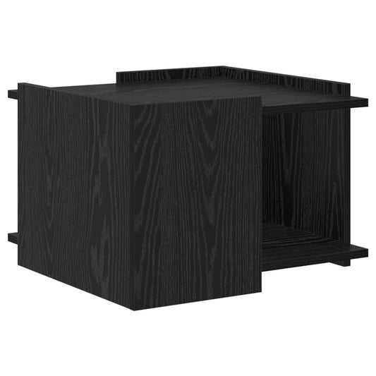vidaXL Τραπεζάκι σαλονιού Μαύρη Δρυς 50,5 x 50 x 33 εκ.